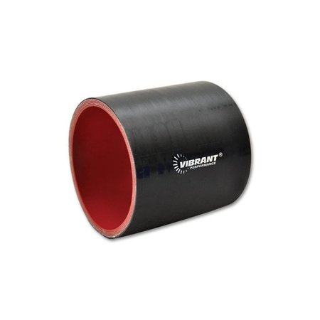 VIBRANT PERFORMANCE 4 PLY SILICONE SLEEVE, 1.5IN I.D. X 3IN LONG - BLACK 2702